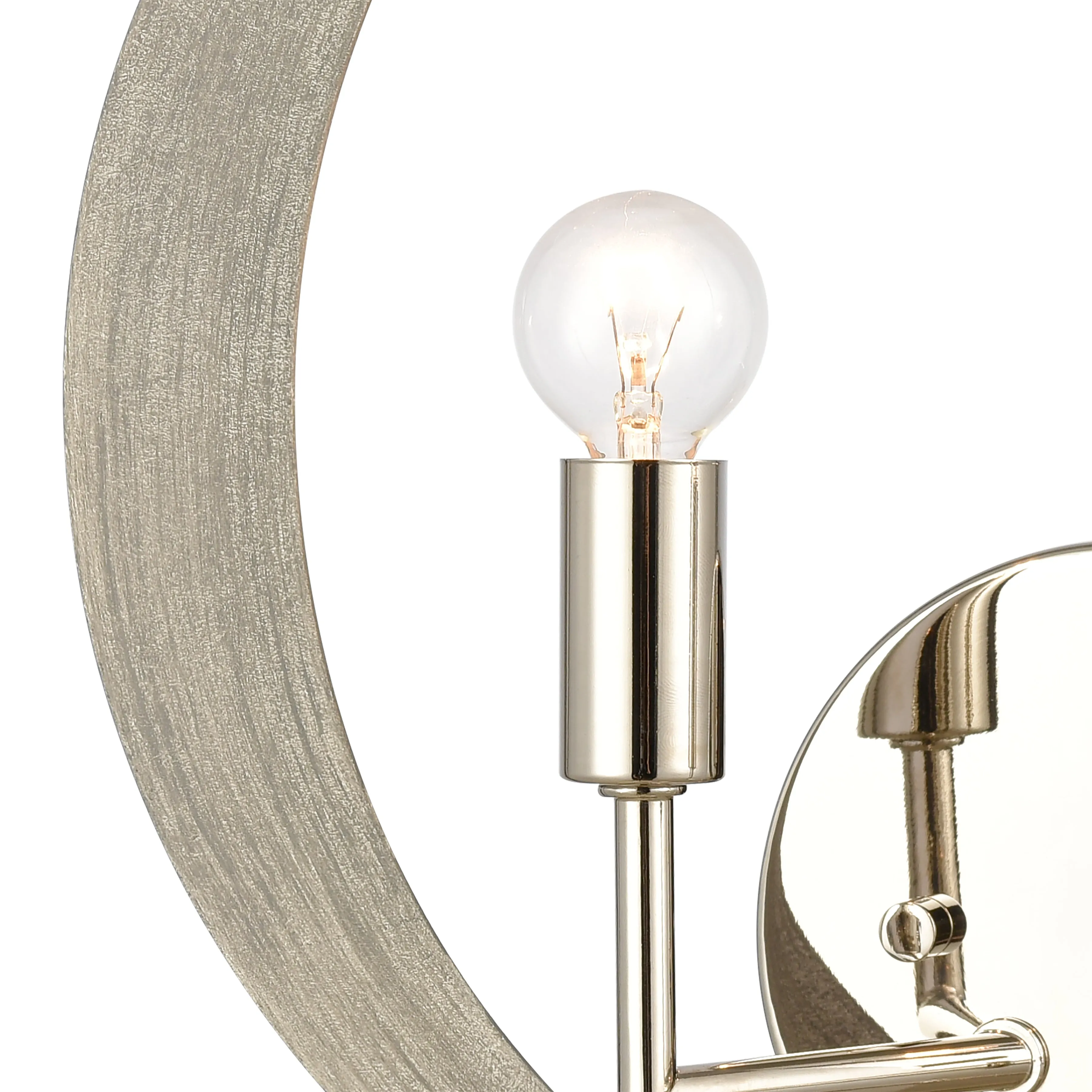 Retro Wings 12" 2 Light Sconce in Sandy Beechwood
