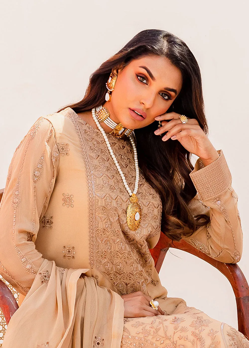 Sejal Luxury Formals 2023 by Maryum & Maria | DESERT DUST (QS23-501)