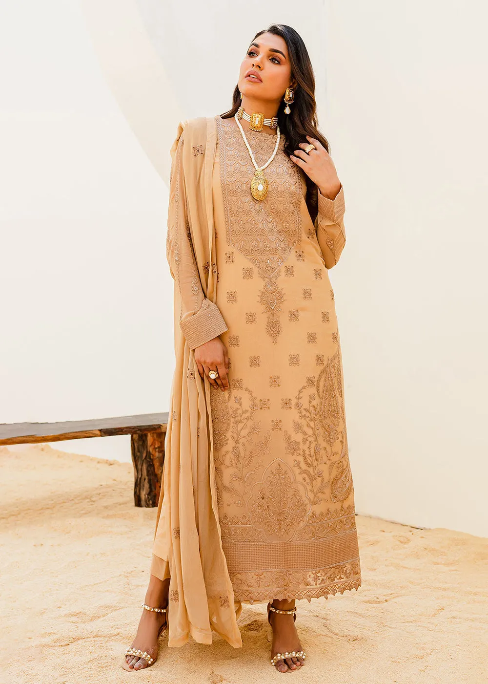 Sejal Luxury Formals 2023 by Maryum & Maria | DESERT DUST (QS23-501)