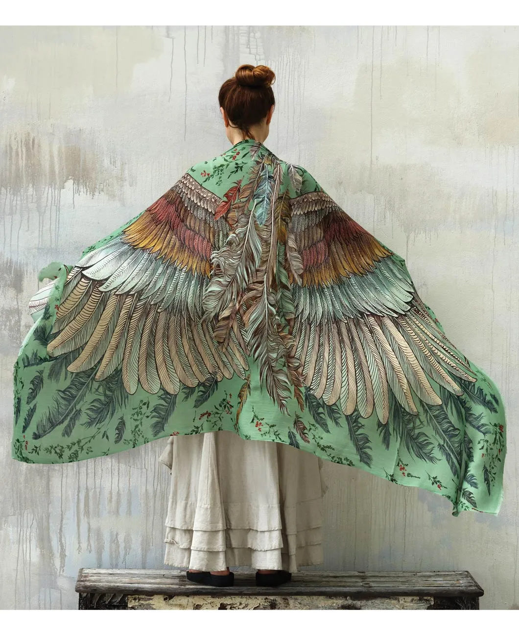 Vintage Green Shawl