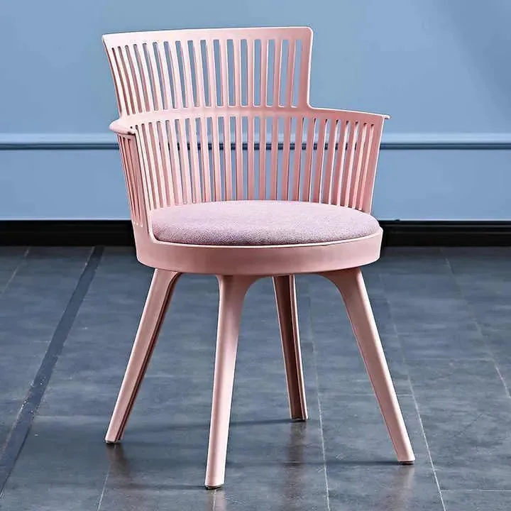 Wooden Twist Fictile Outdoor Cafe Chair Stylish Dining Chair for Plastic Cafe Restaurant Chair