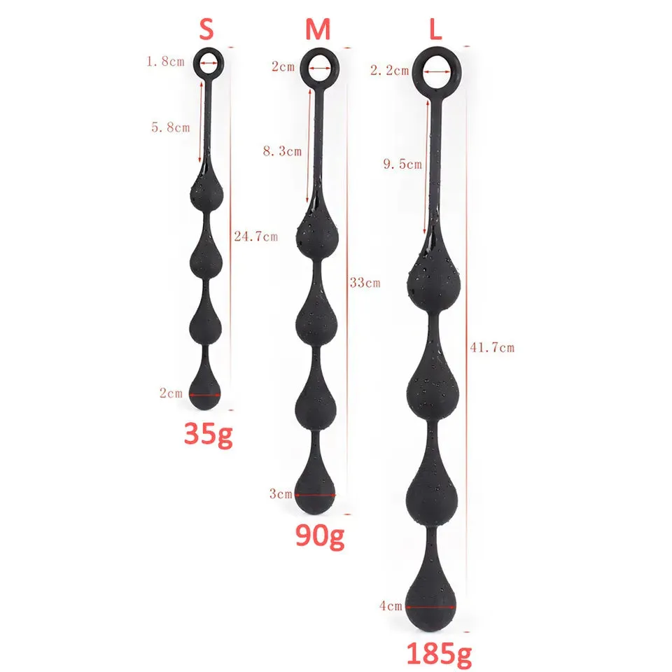 X-Cite Silicone Tapered Bliss Balls - Medium